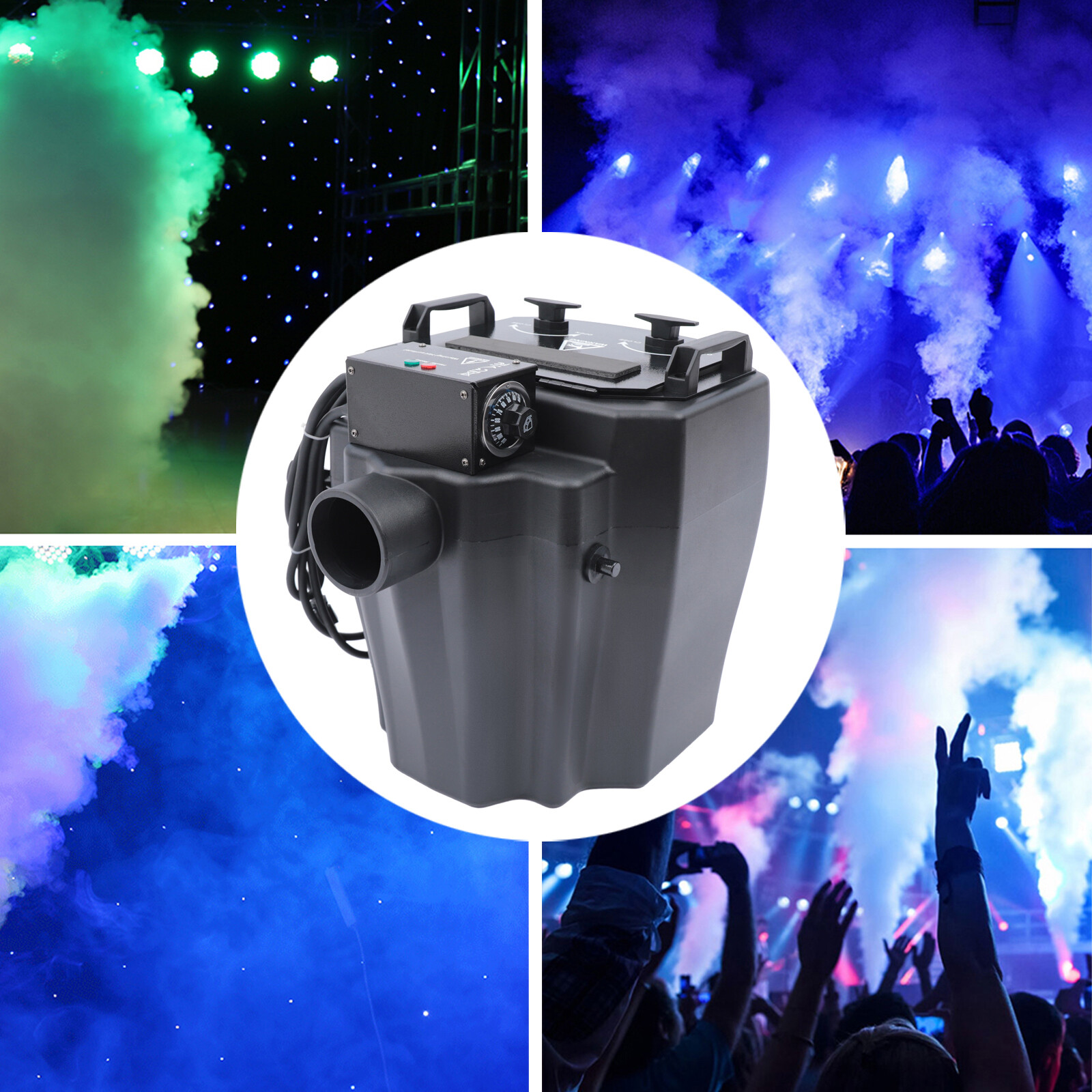 6000W Dry Ice Fog Machine Low Lying Smoke Machine Stage Effect For Wedding Party