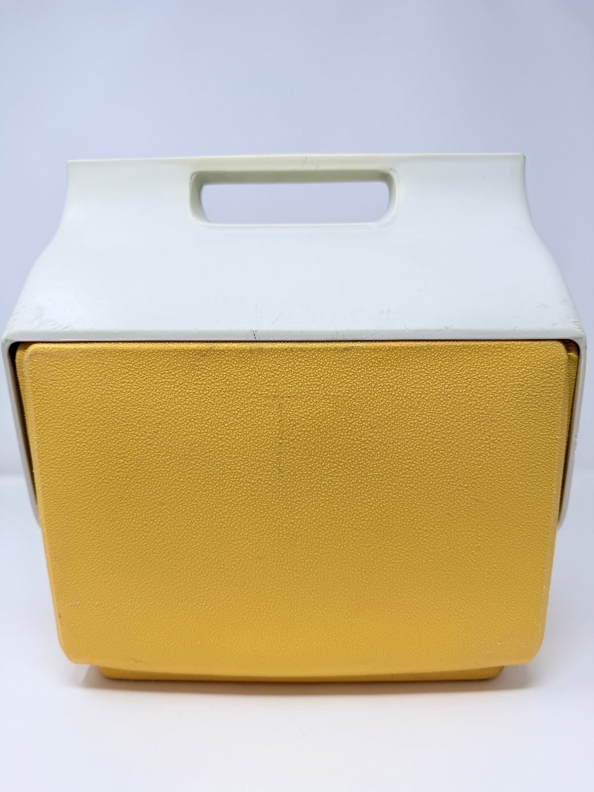 Playmate by Igloo Cooler Lemon Yellow/White W/ Side Push Button- USA
