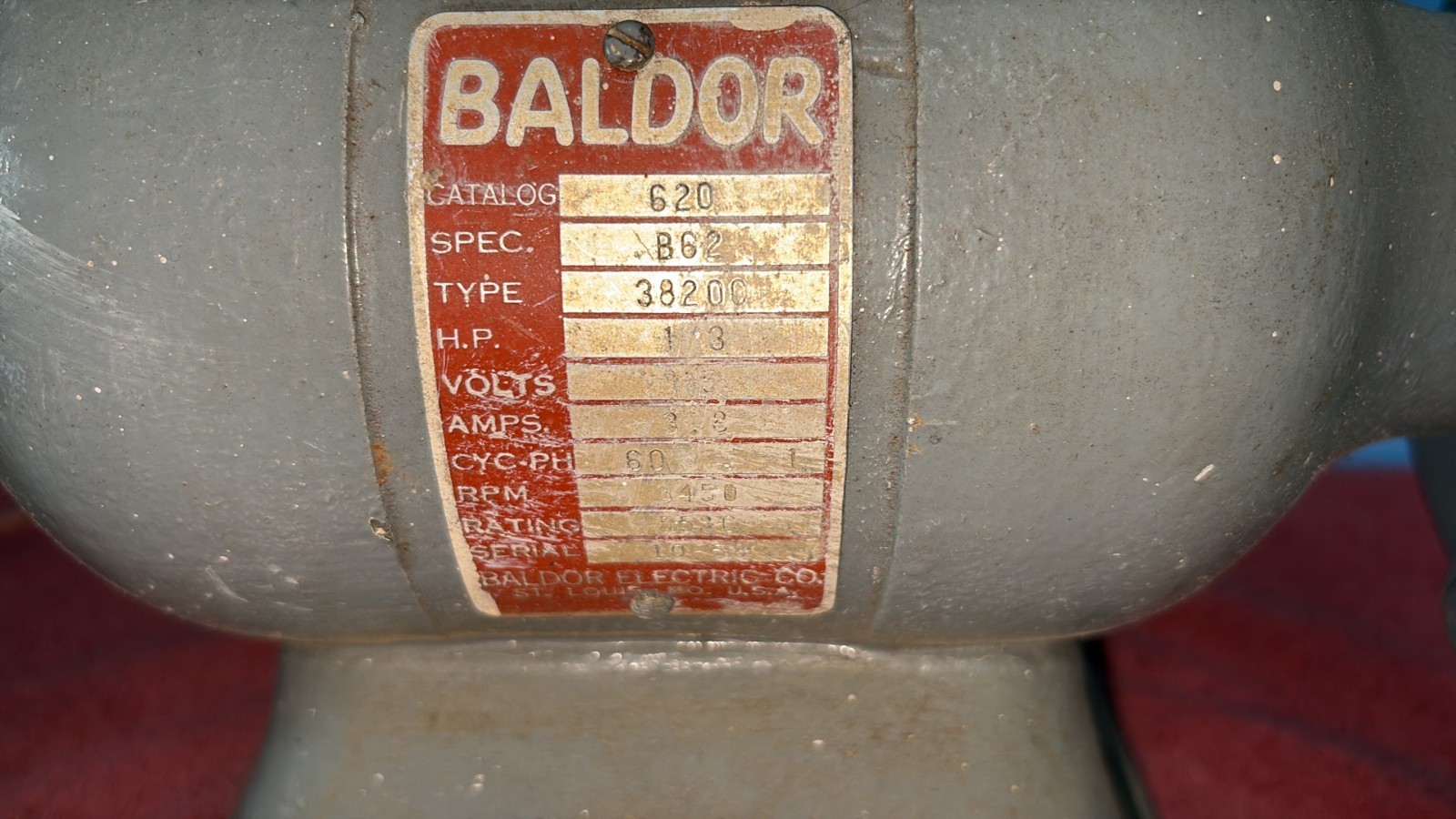 Baldor Bench Grinder 620