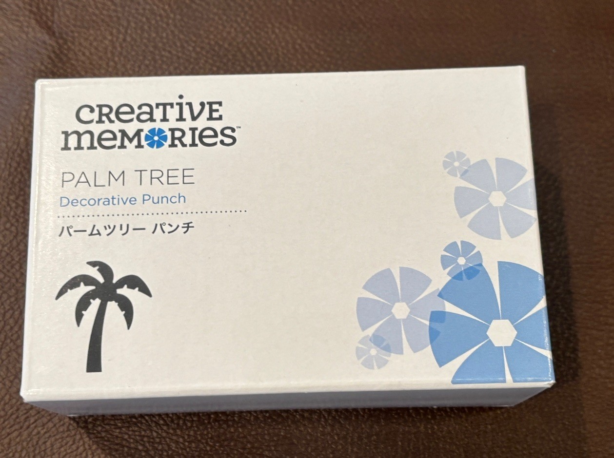 New- Creative Memories Palm Tree Decorative Punch NIB