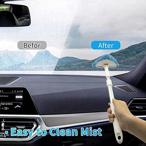 Windshield Cleaning Tool, Car Window Cleaning Windshield Cleaner with