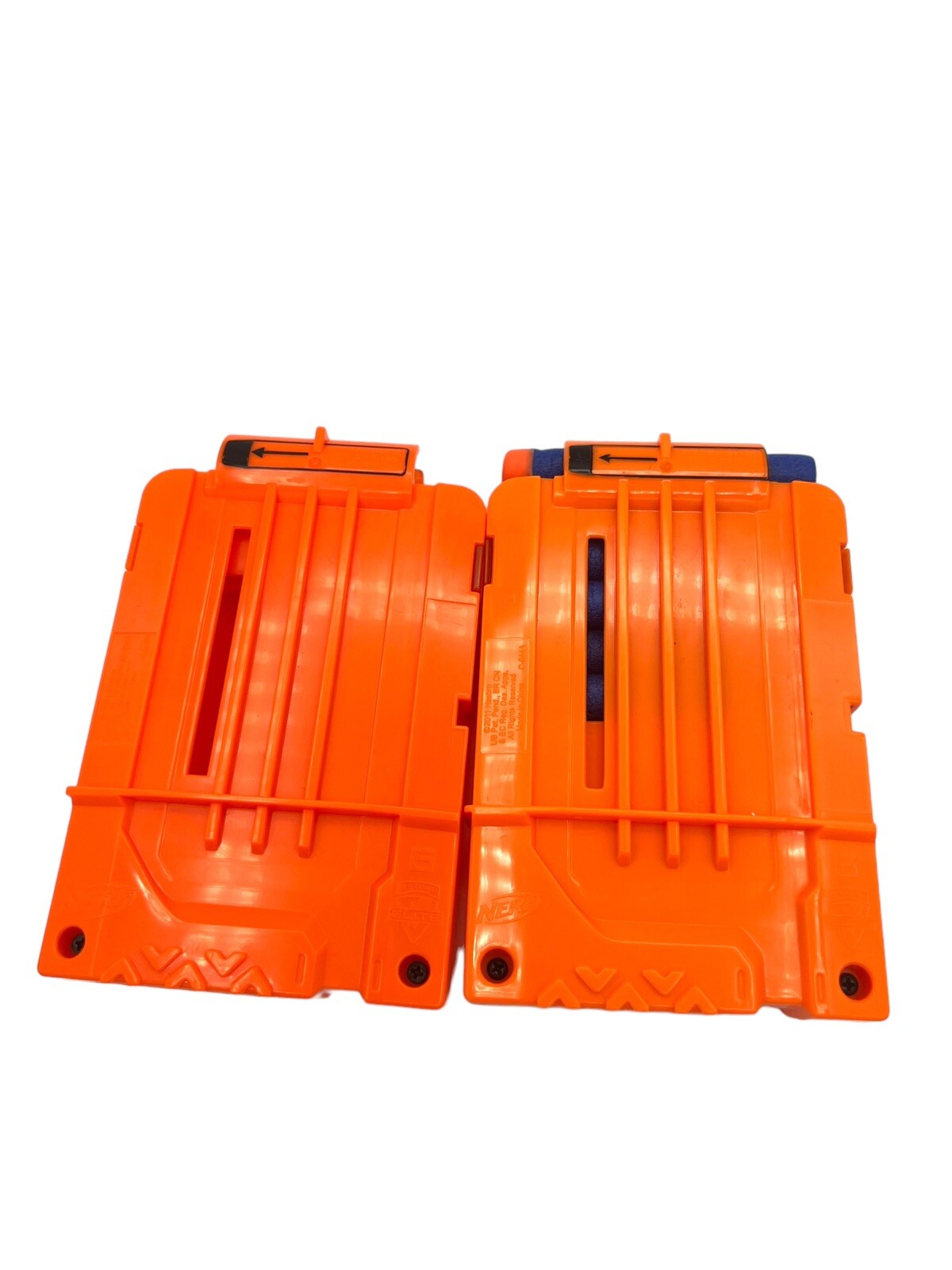 Nerf N-Strike 2-18, 2-6, and 1-Round Dart Gun Magazine Clips Lot of 5
