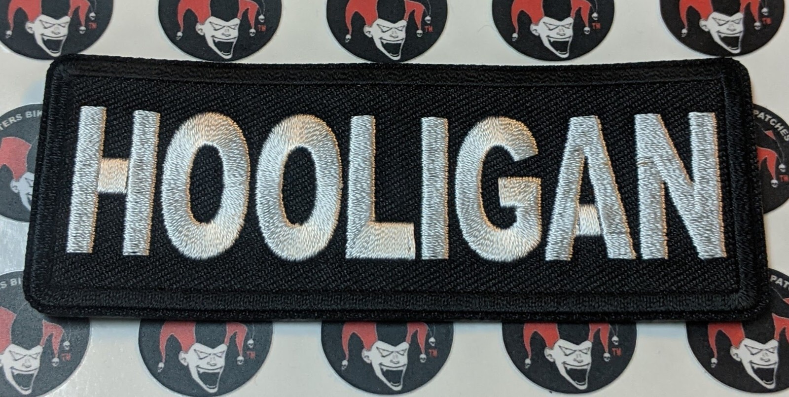 Hooligan Embroidered Biker Patch