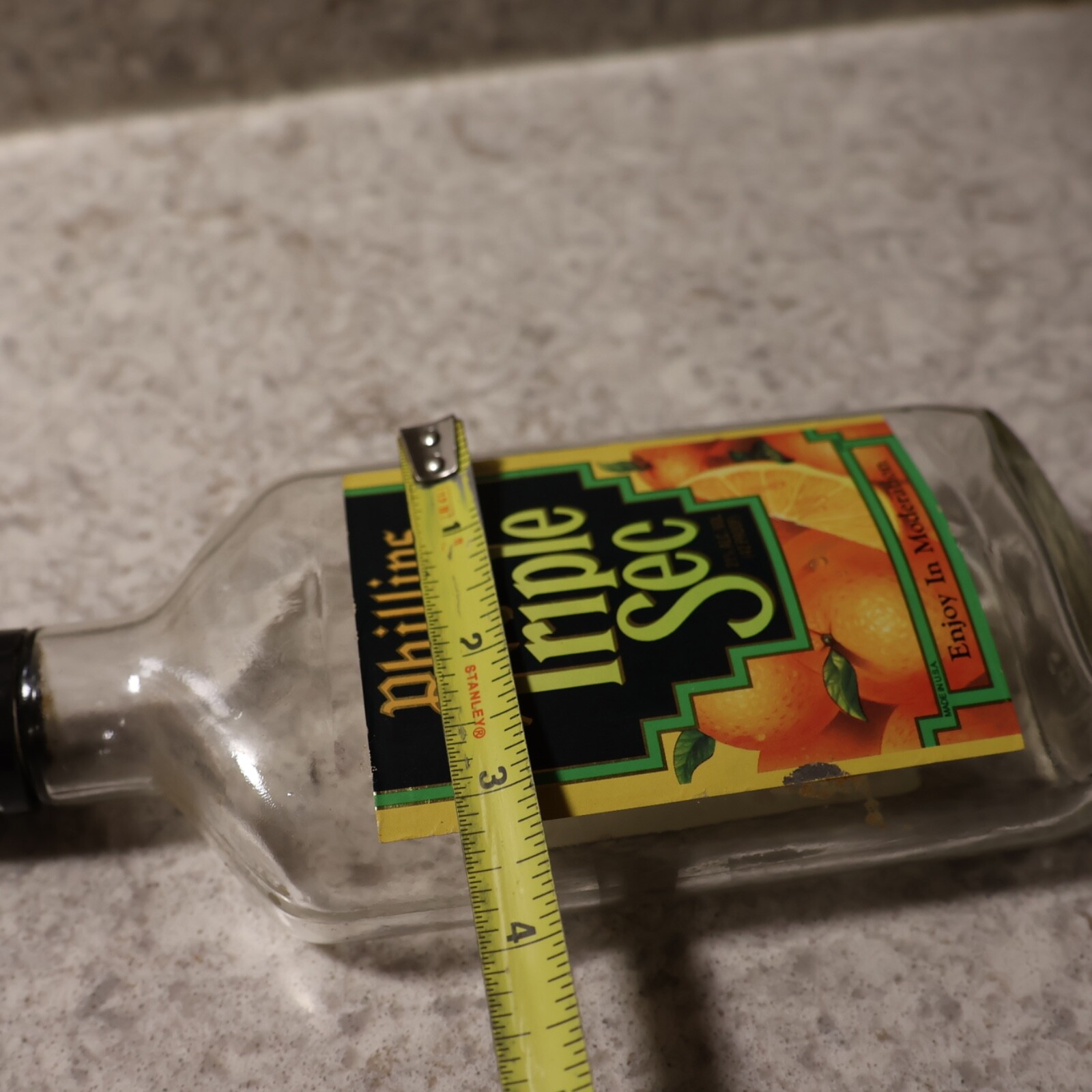 Phillips Triple Sec Liqueur - Empty Bottle - 375ml