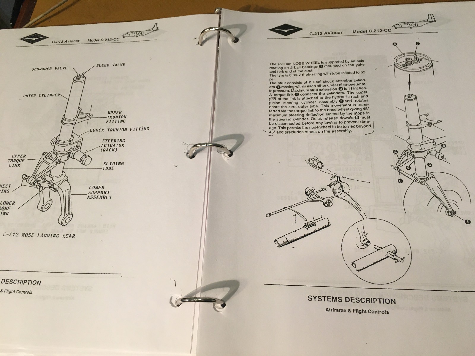 CASA C-212 Aviocar Model C-212-CC Airplane Systems & Reference Manual