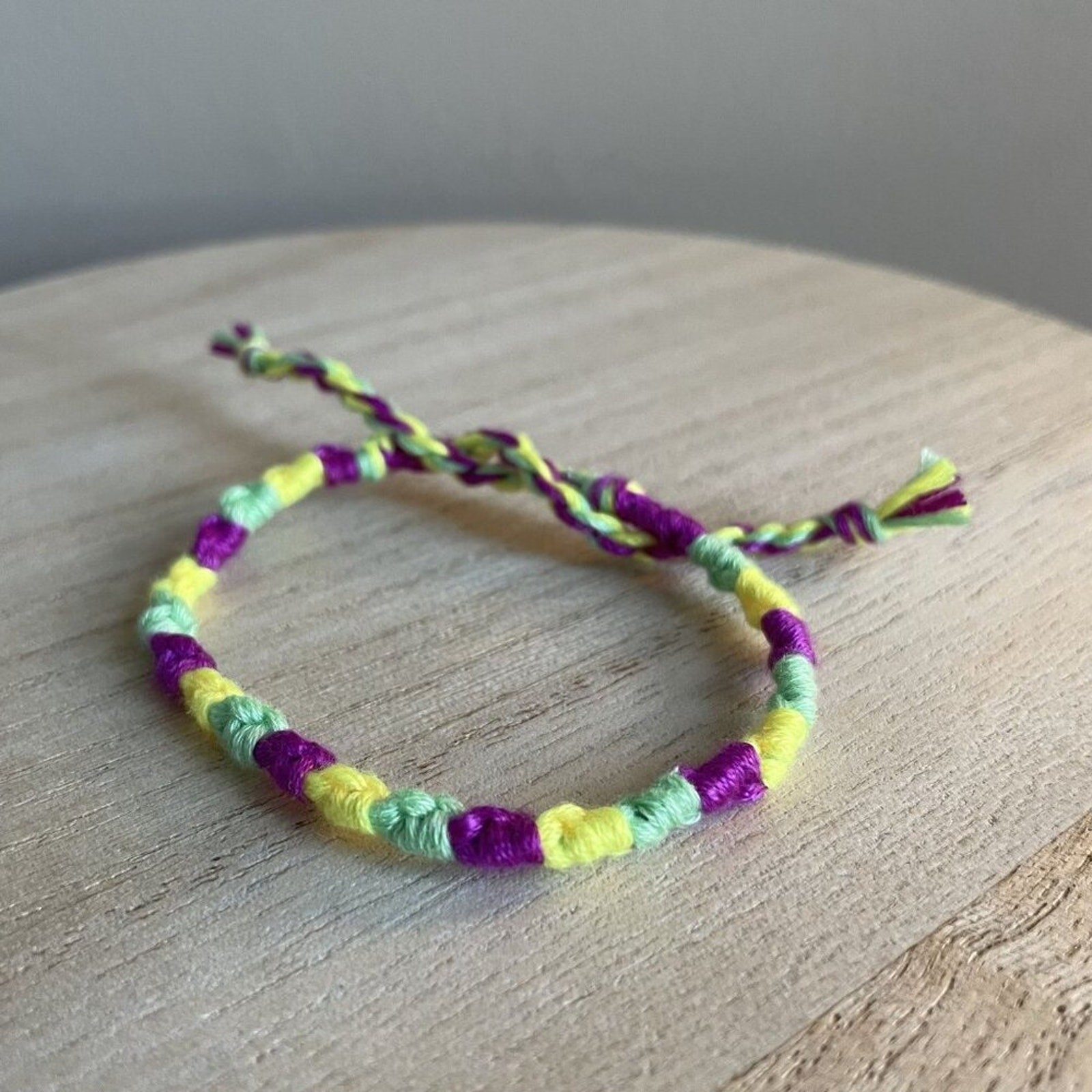 Savita Bracelet, anklet, trendy, comfortable, tie, embroidery thread, woven, gif