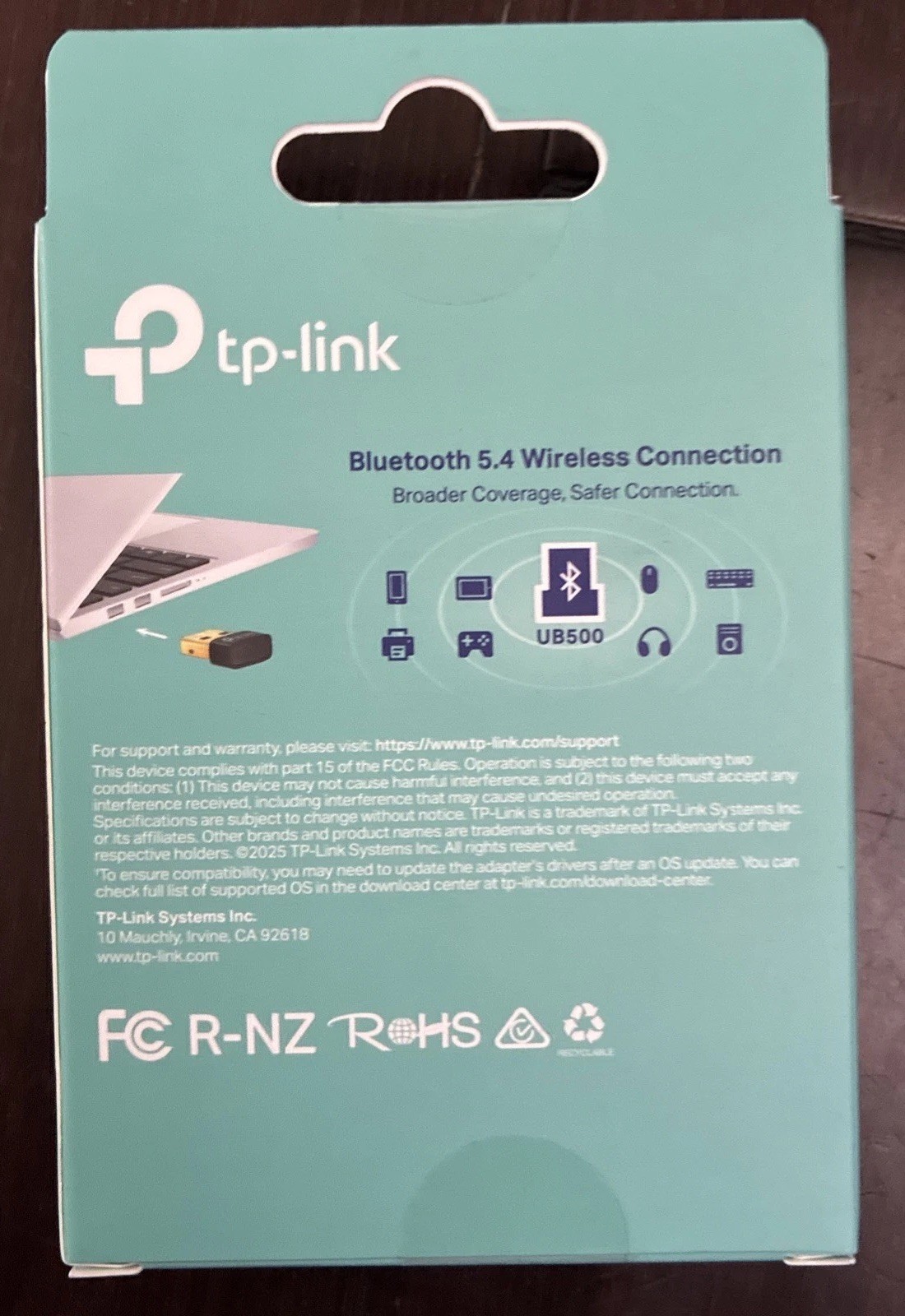 TP-Link Bluetooth 5.4 Nano USB Adapter (UB500)