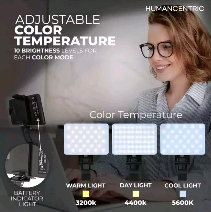 Quantity 5 Video Conference Light for Zoom Meetings HumanCentric