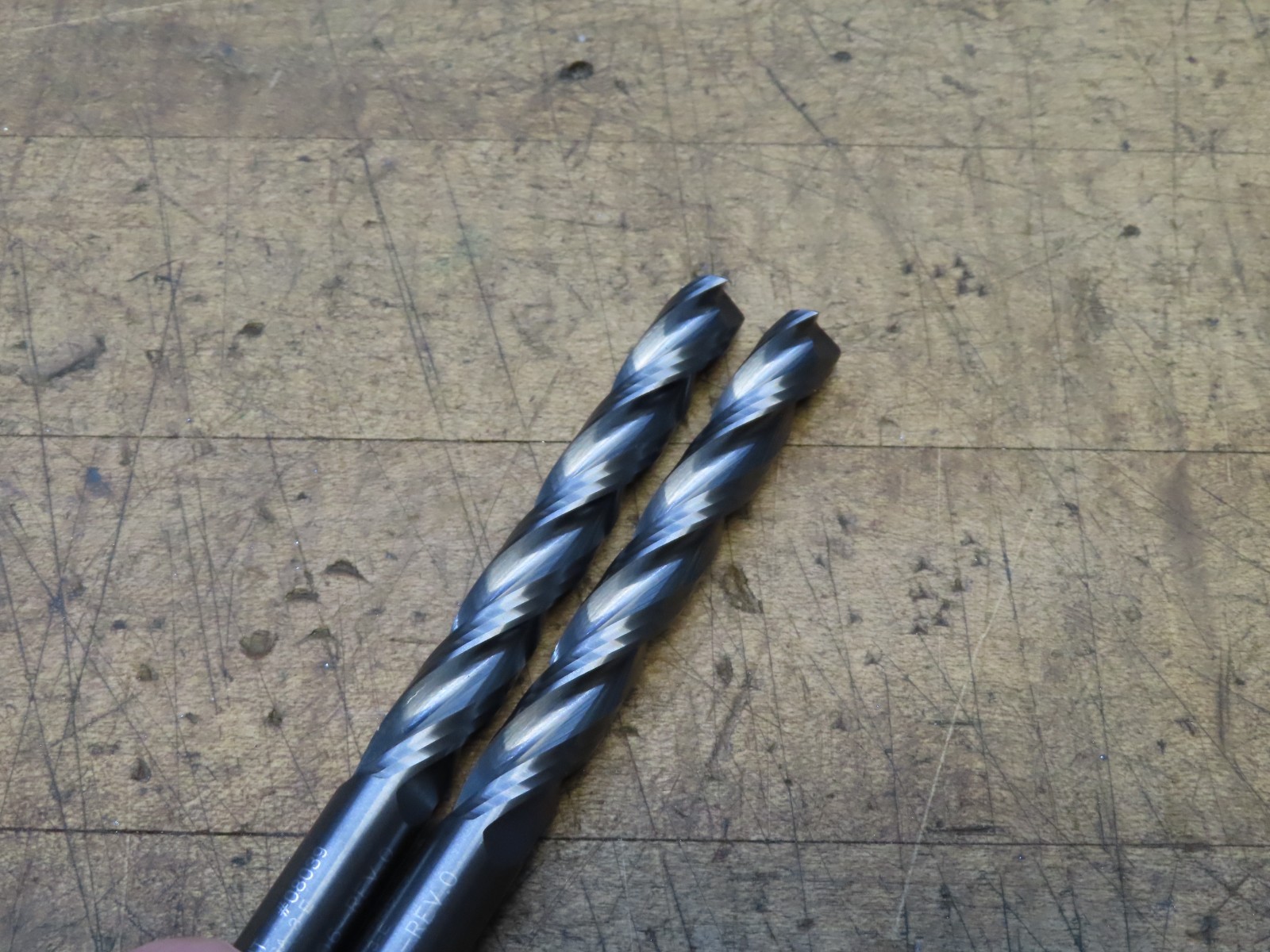 1 NEW CJT Durapoint 23/64" 3 flute solid carbide drills 0.3594"