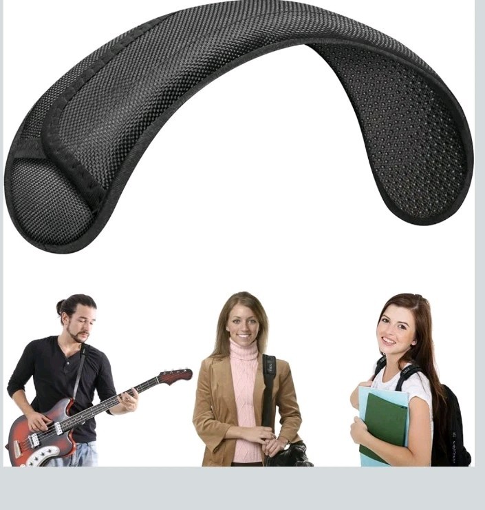 NWT Breathable Universal Bag Strap Pads, Silica Gel Guitar/Bag/Tool Strap Pads