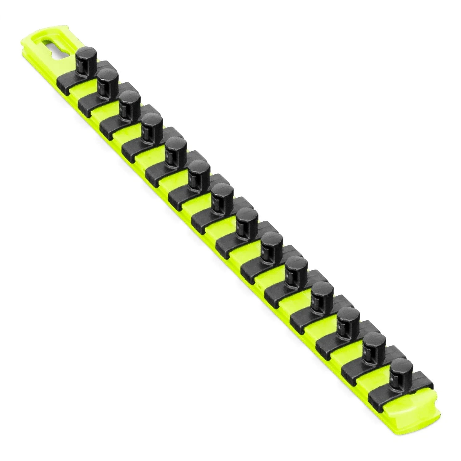 ERNST 13-Inch Socket Rail Organizer with 14 3/8-Inch Twist Lock Clips, High V...