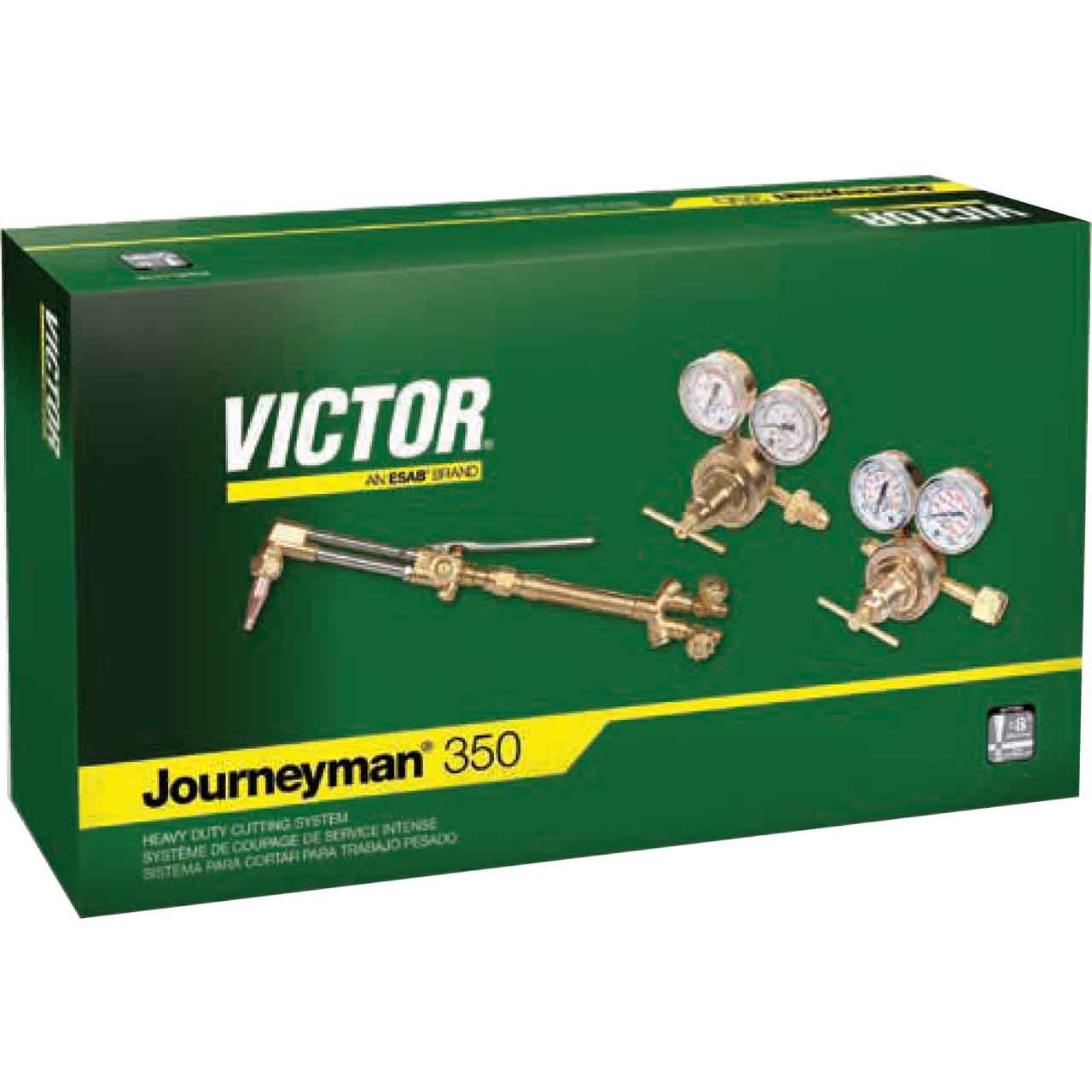 Victor 0384-0804 Journeyman 350 540/510 Acetyl Torch Outfit w/Classic Regulators