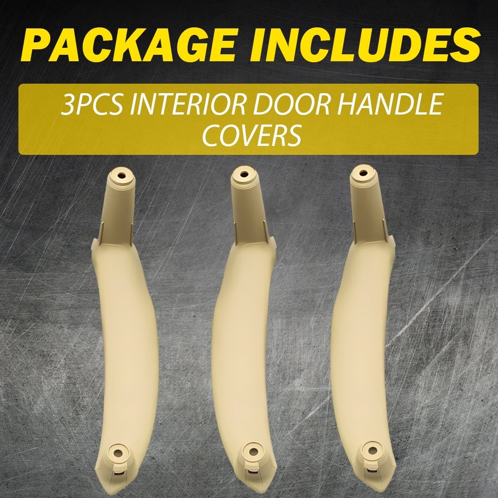 Interior Door Handle Panel Pull Cover Beige For BMW X5 X6 E70 E71 2008-14 3-30X