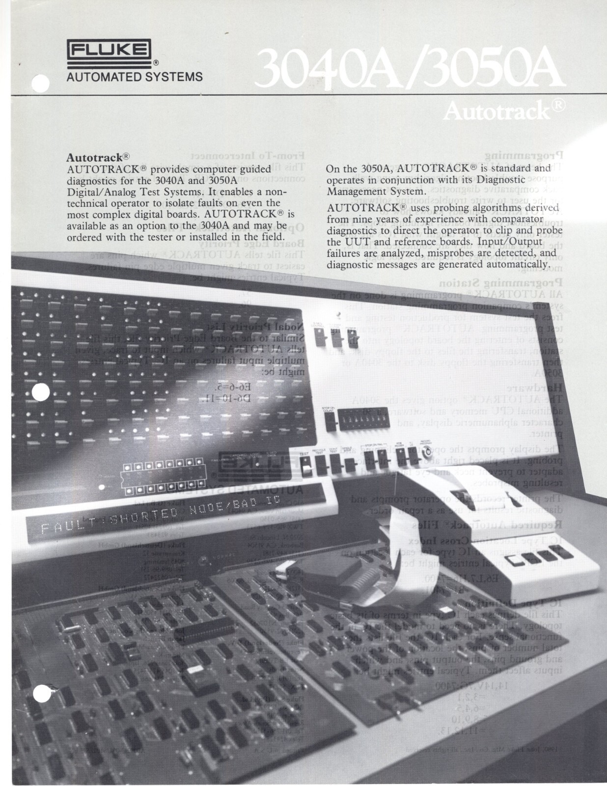 Fluke 3040A/3050A AutotrackComputer Guided Diagnostics