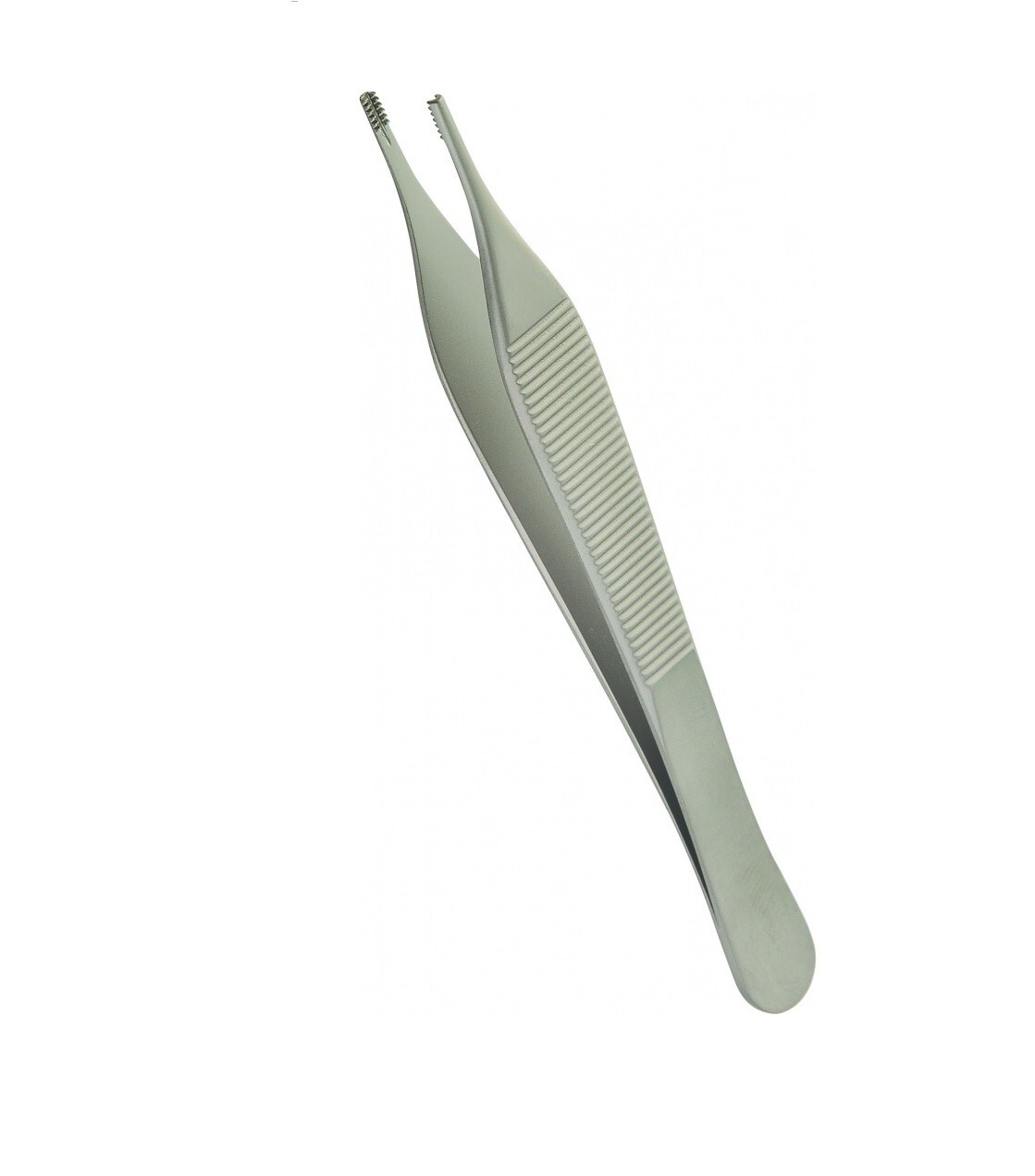 Set of 12 Brown-Adson Tissue Forceps, 4.75", Straight, 7 x 7 Side Grasping Teeth