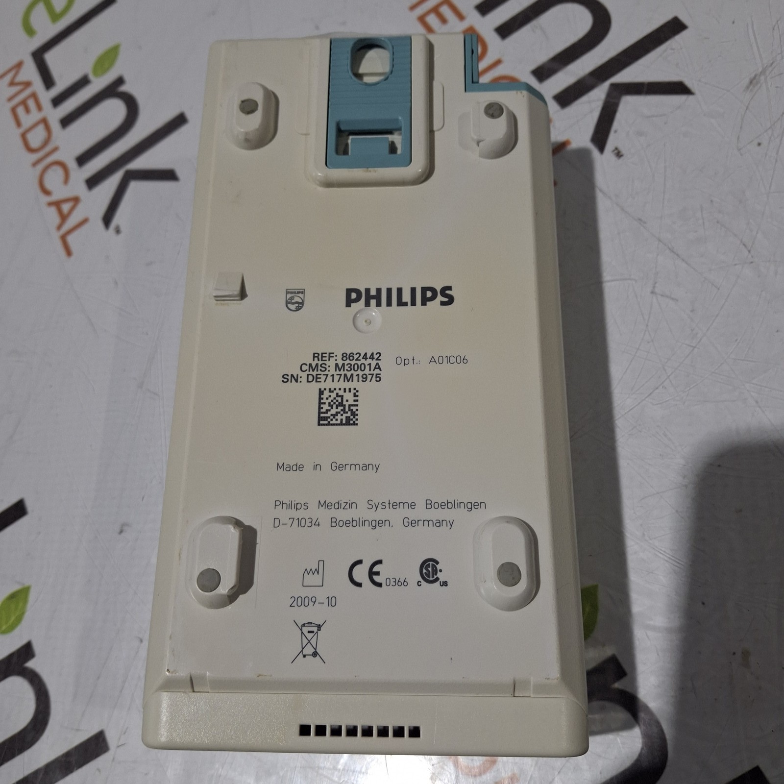Philips M3001A-A01C06 Fast SpO2, NIBP, ECG, Temp, IBP MMS Module
