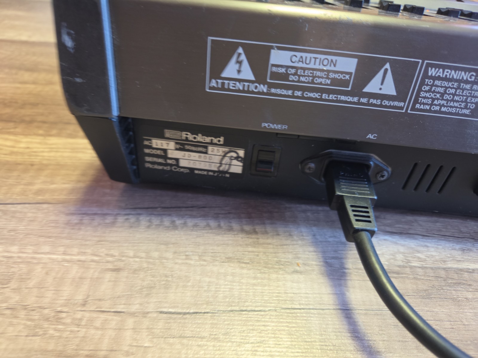 Roland JD-800 Digital Synthesizer Tested Working