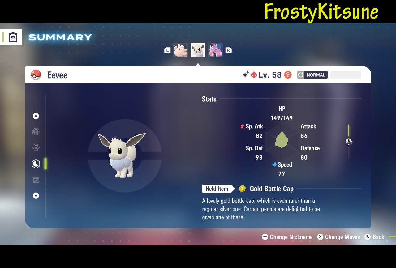 6IV Eevee Shiny & Non-Shiny Alpha Pokémon Legends ZA / Z-A