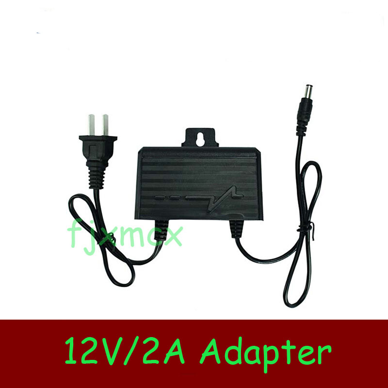 AC to DC 12V 2A Outdoor Power Supply Adapter for Security Cameras Waterproof