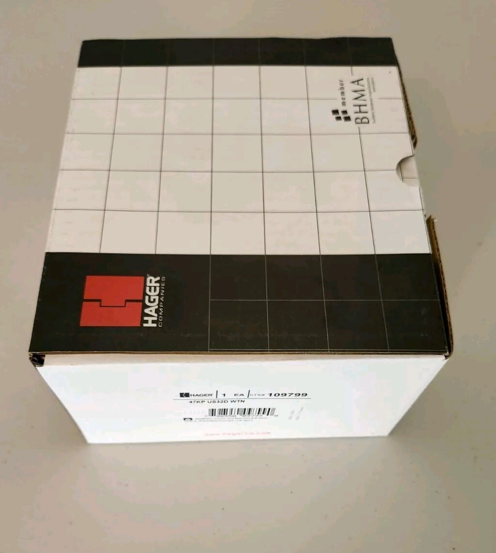 Hager 47KP Exit Device Lever-Passage Withnell Lever US32D #109799