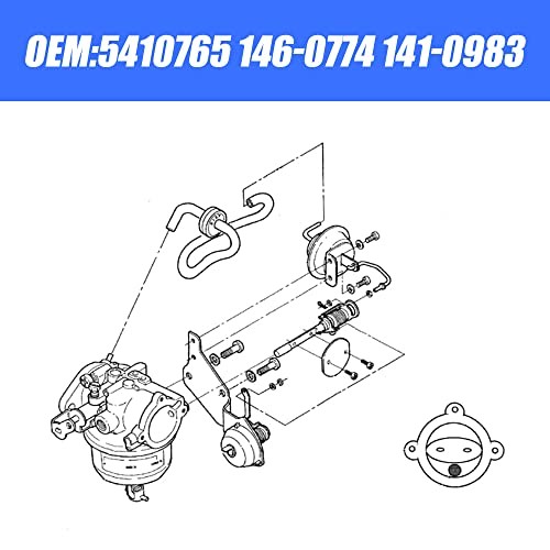 RV Carburetor Kit Compatible with Onan 5500 7000 Grand Marquis Gold Generator