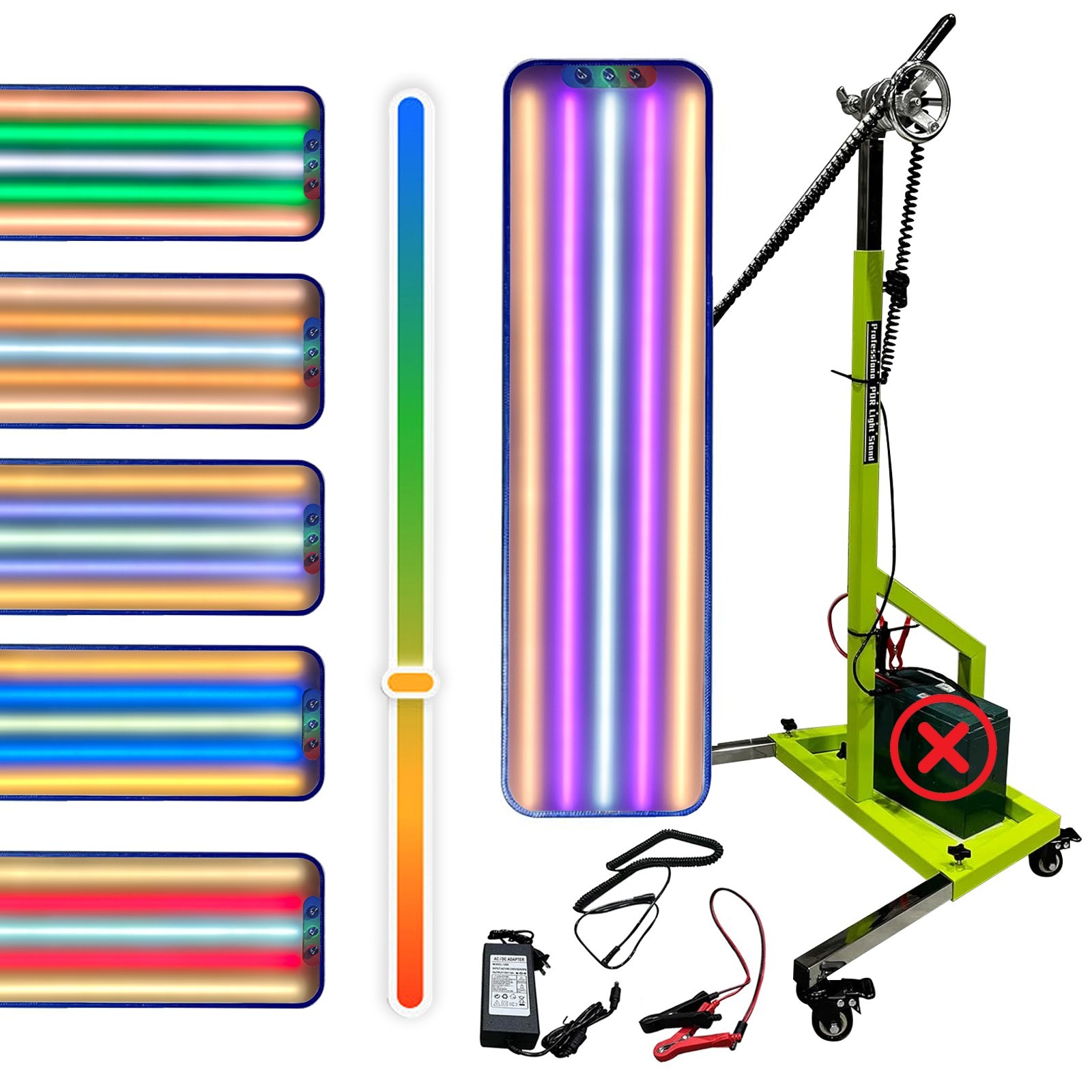 Professional Stepless Dimming PDR Light, Paintless Dent Repair Leveling Lamp