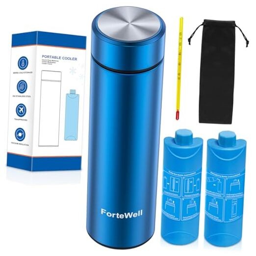 Insulin Cooler Travel Case TSA Approved – 60H Insulin Pen Cooler for 2-3 Blue