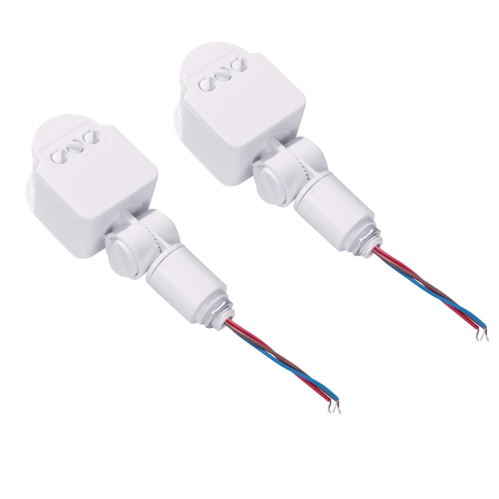 2pcs PIR Motion Sensor Switch Wall Light Switch Delay Time: 5s~8min (Adjustable)