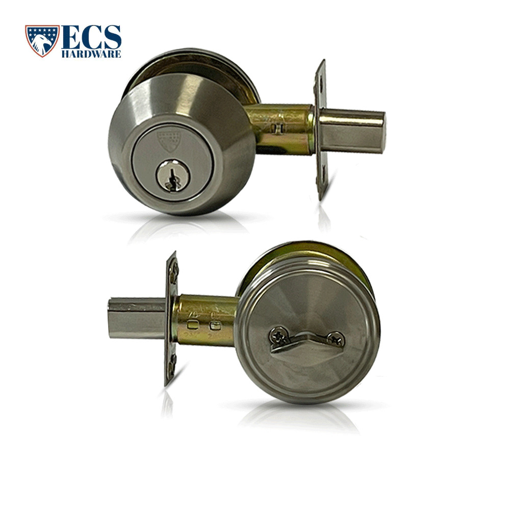 ECS HARDWARE Replacement for Single Cylinder Deadbolt Lock SC1 - Satin Chrome