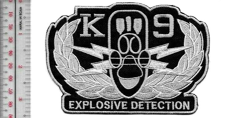 K-9 PD EOD Explosive Ordnance Detection Qualified Team Blue Line vel NO TARIFF