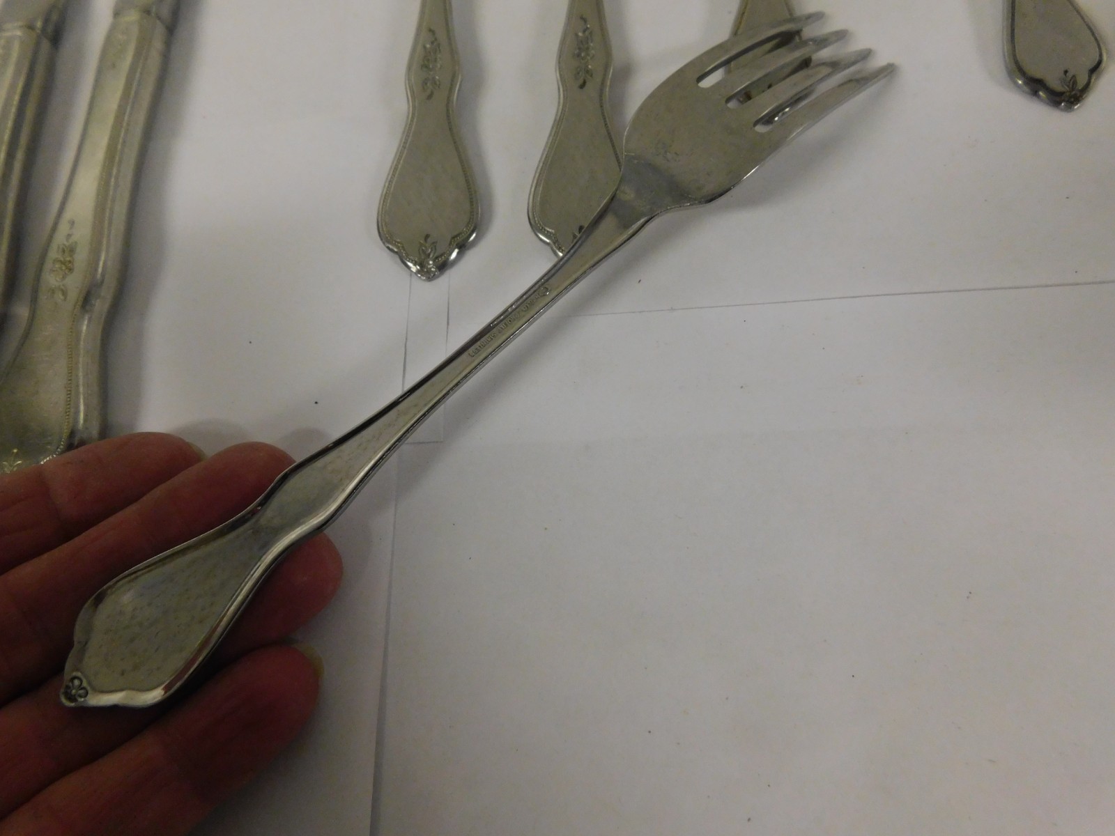 Oneida Profile Stainless Flatware Morning Blossom Pattern