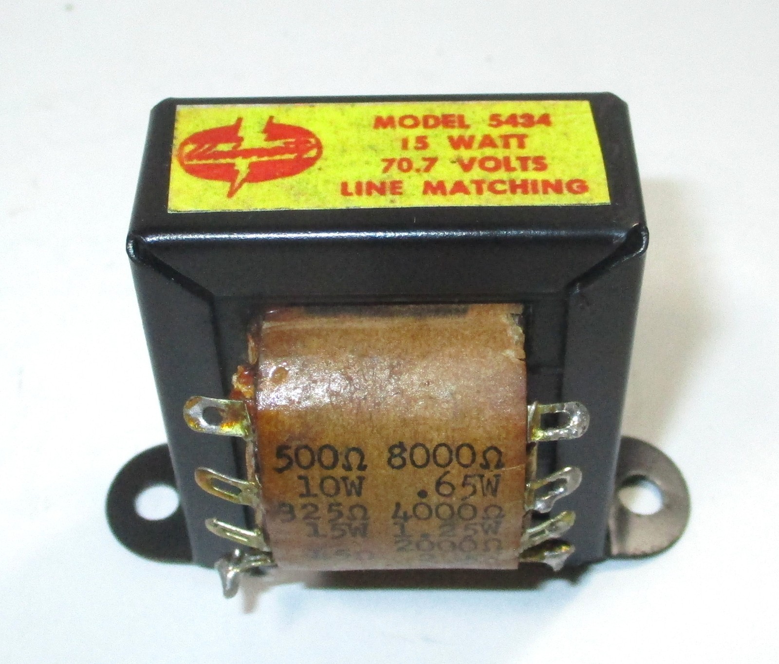 University Model 5434 15-Watt 70.7 Volts Line Matching Transformer