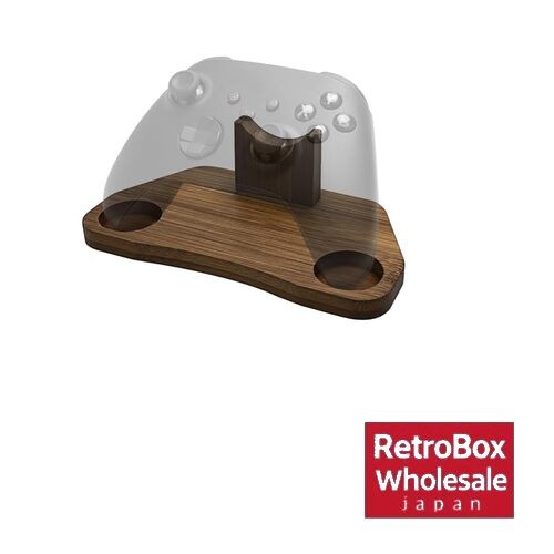TOCCOOL Bamboo Controller Stand PS5 Xbox Switch Dark Brown