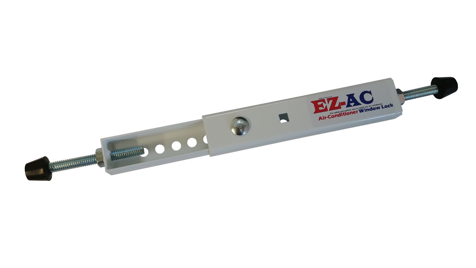 EZ-AC Air Conditioner Security Window Lock Wedge (Made in USA) Extendable