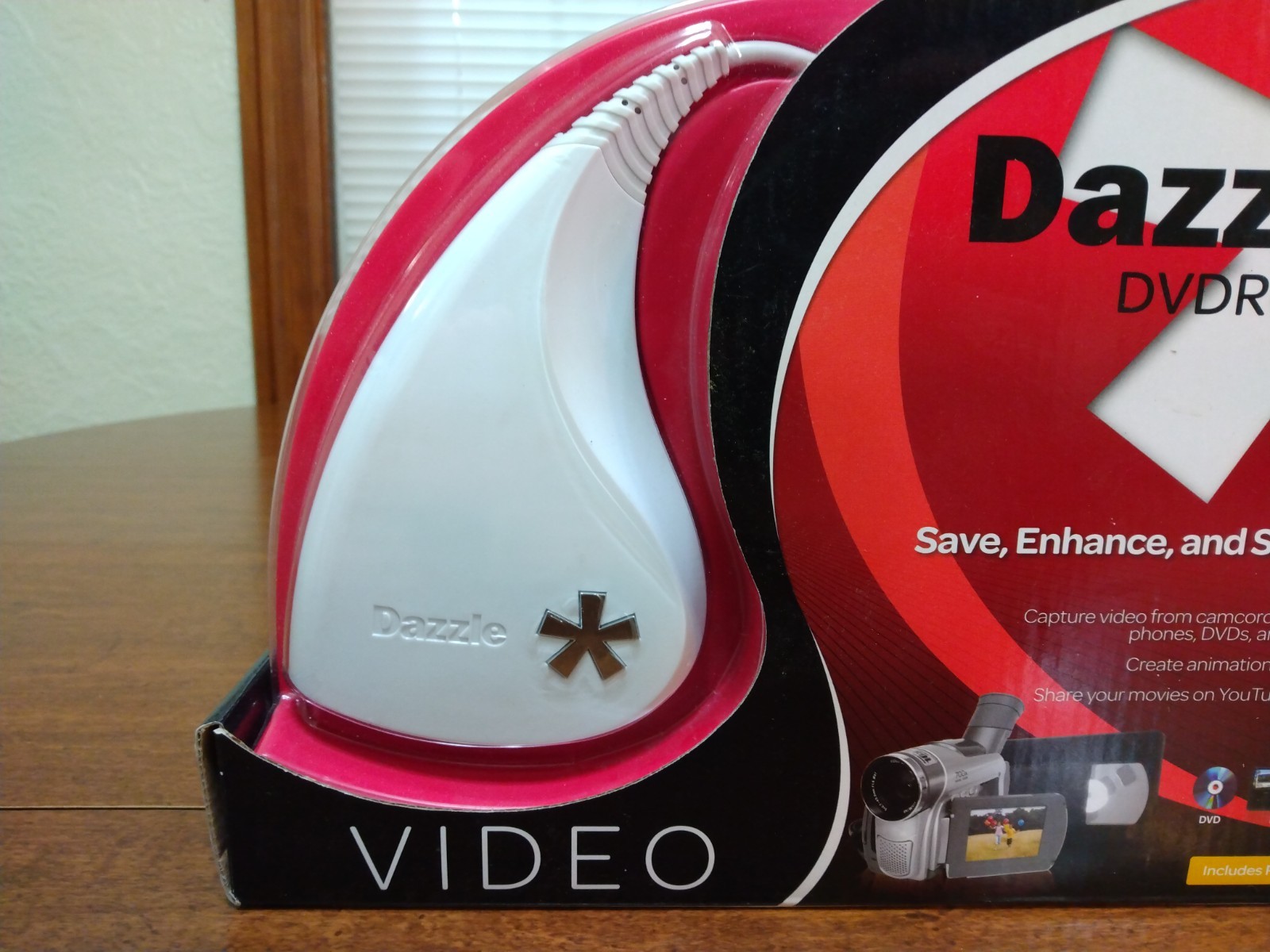 Dazzle DVD Recorder HD Video Capture Device + Pinnacle Video Editing Software