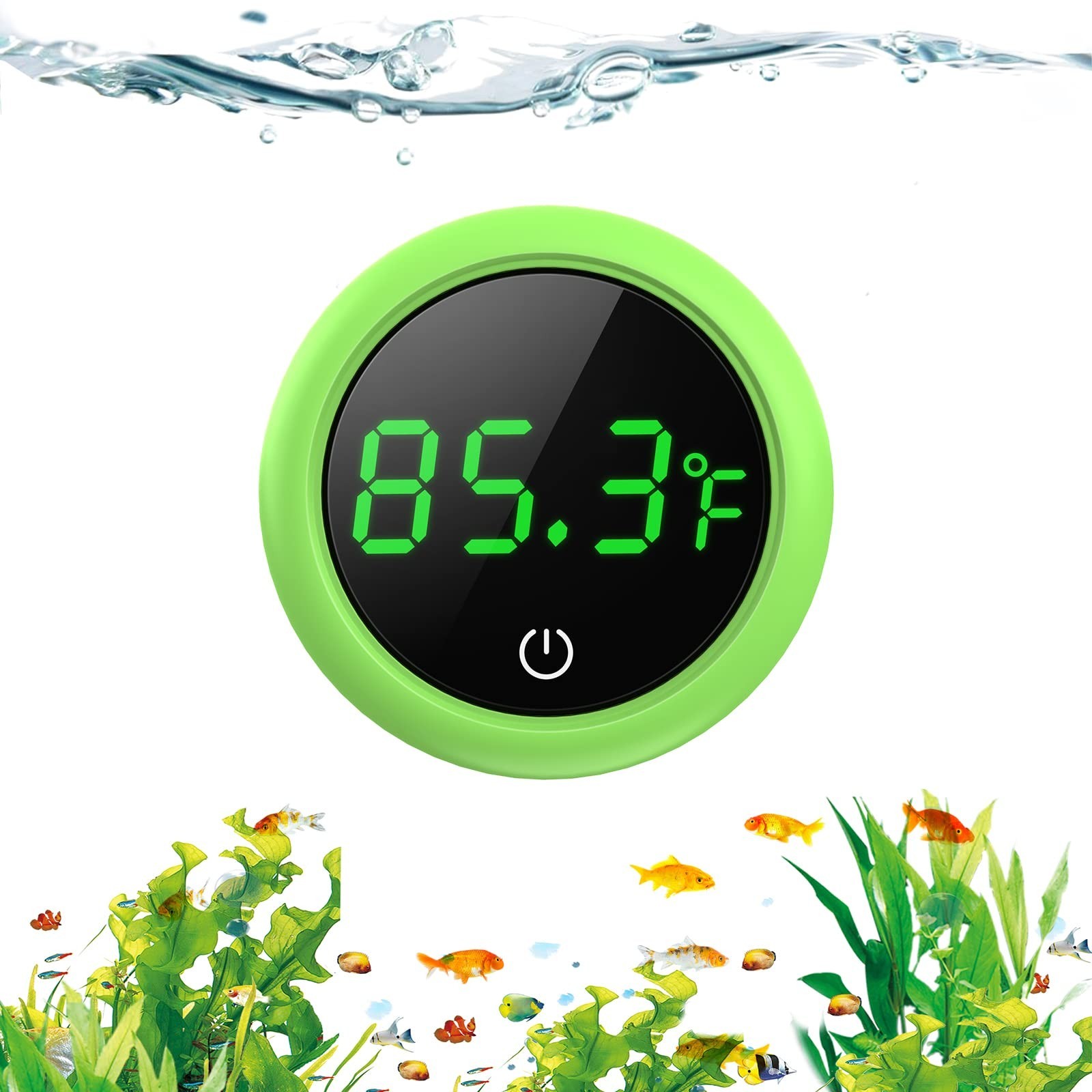 Fish Tank Thermometer, PAIZOO LED Aquarium Thermometer Digital Accurate Tempe...
