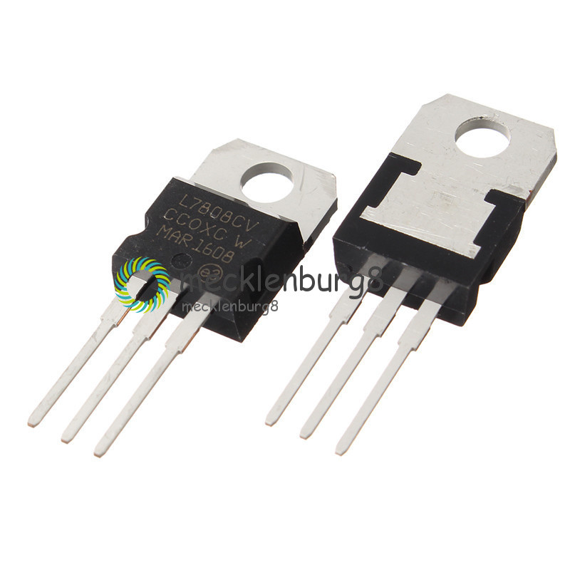 10PCS TO-220 L7808 L7808CV LM7808 7808 8V Voltage Regulator