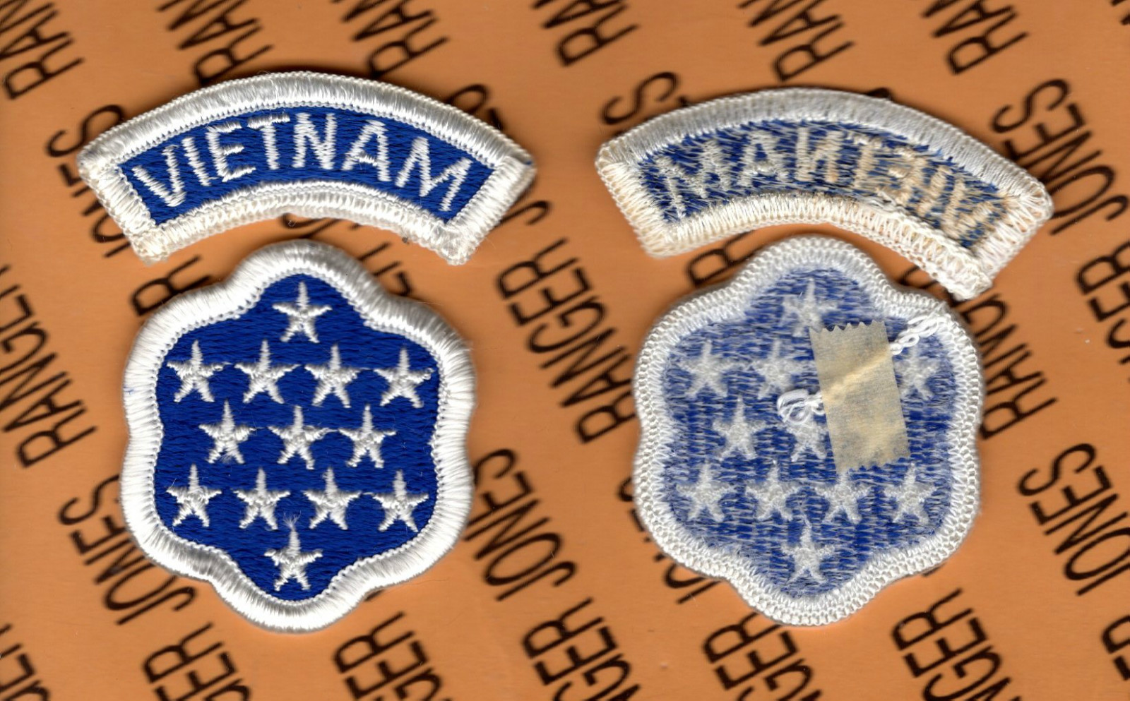 Military Advisory Assistance Group Vietnam MAAG patch tab set