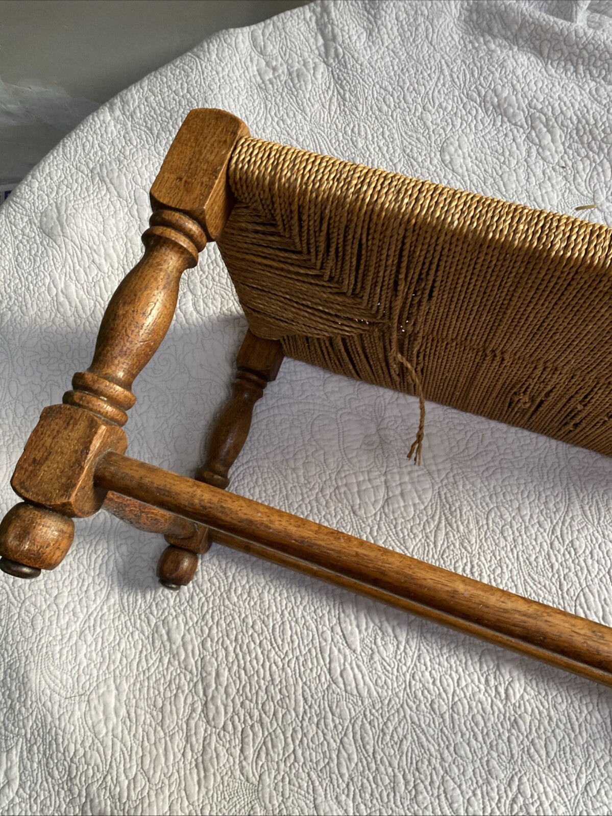 Vintage oak stool