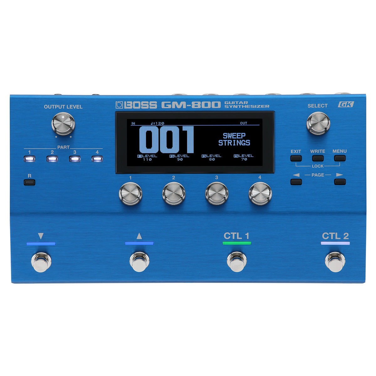 BOSS GM-800 Guitar Synthesizer & Multi-Effects Pedal
