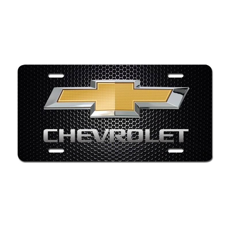 Black Chevrolet Tahoe Silverado Vehicle License Plate Art Novelty Car Auto Tag