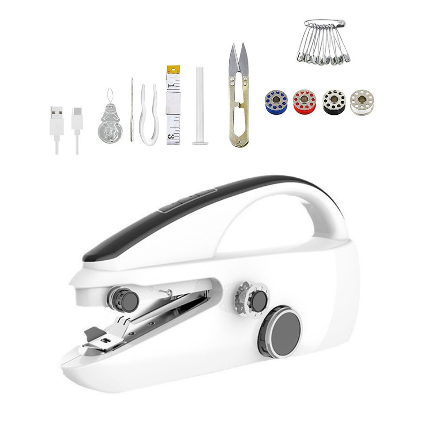 Sewing Machine W/Sewing Accessories Powerful Functionality For Silk/Wool/Curtain
