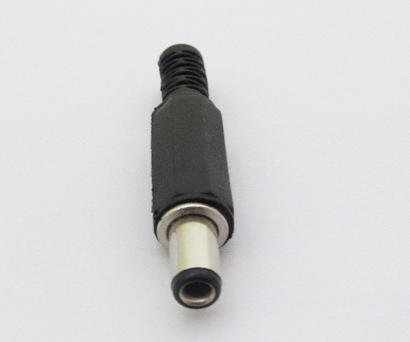 1pc 2.1x5.5mm 5521 DC Power Male Plug Connector Plastic Cover