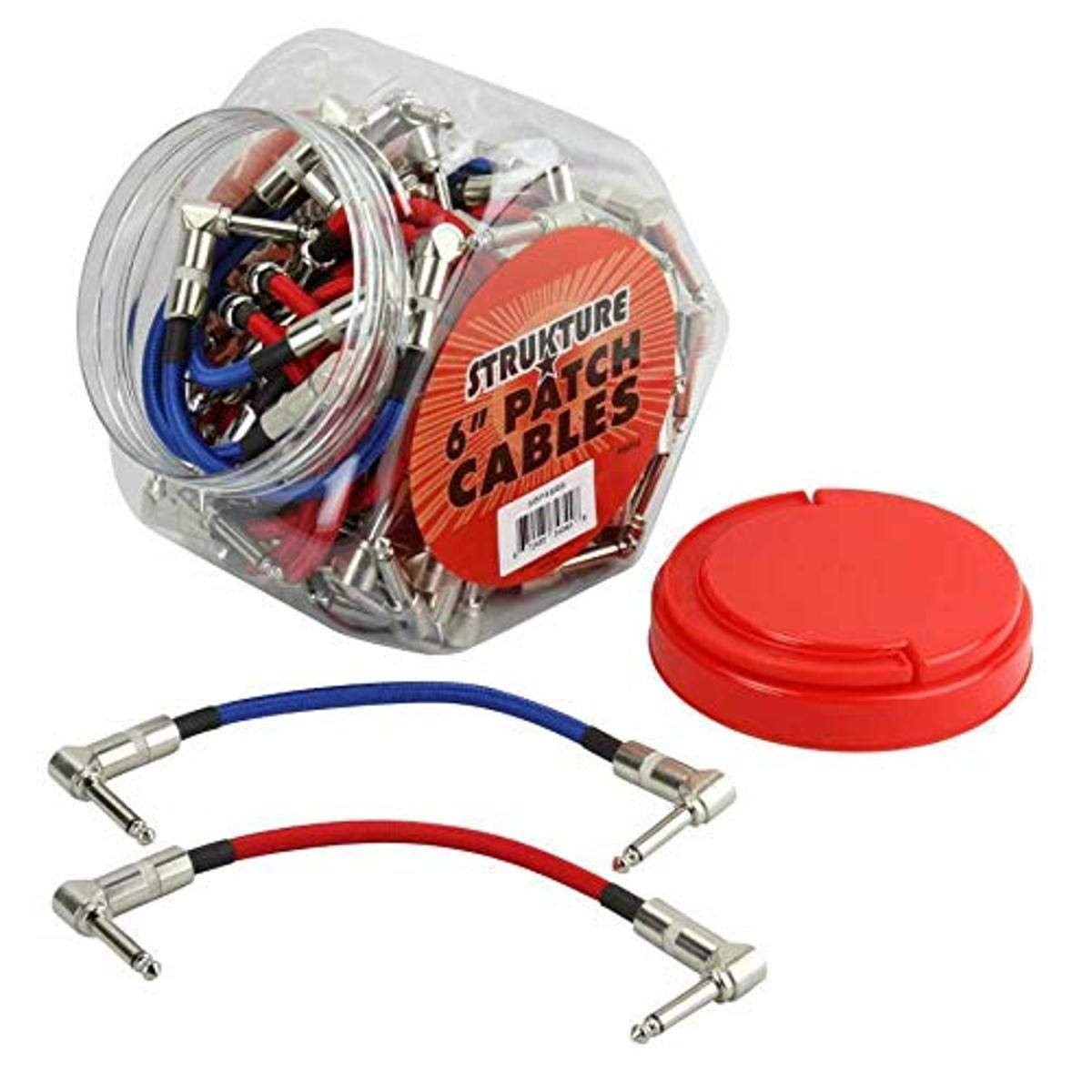 STRUKTURE S6P48RB 6" Patch Woven Cable R Angle, in 48 Piece