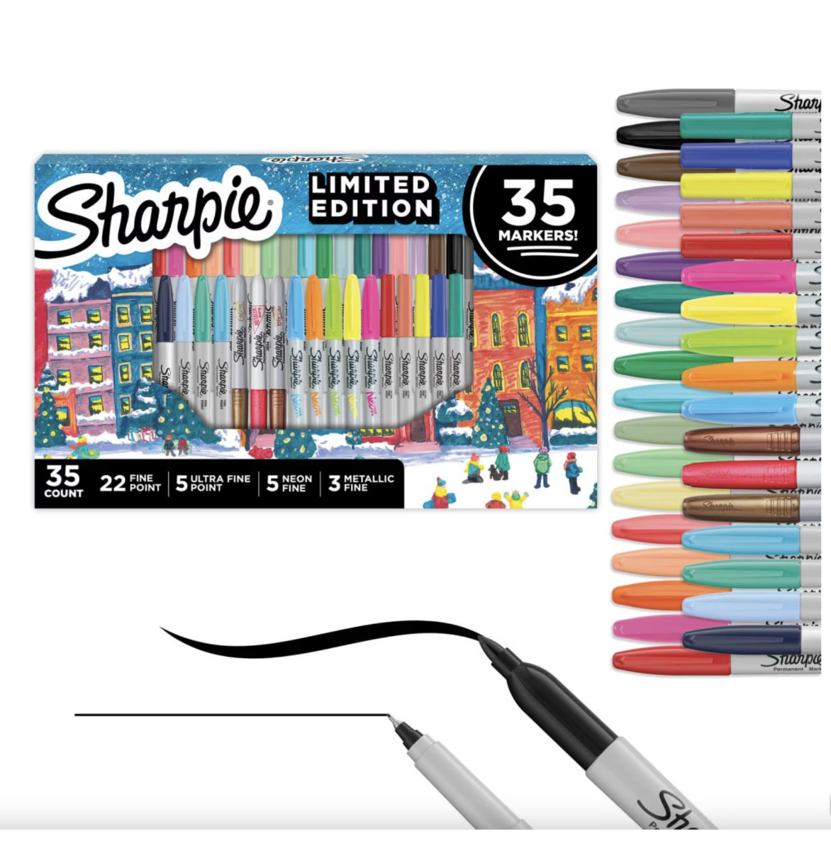 Sharpie Limited Edition Pack 35 Colors NEW SEALED Newell