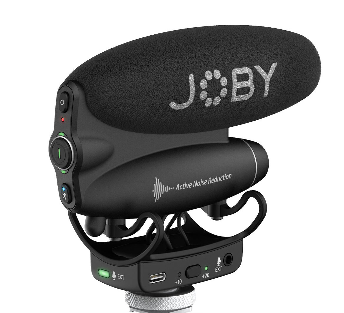 JOBY Wavo PRO Hybrid  Analog/USB Camera-Mount Shotgun Microphone New in Box