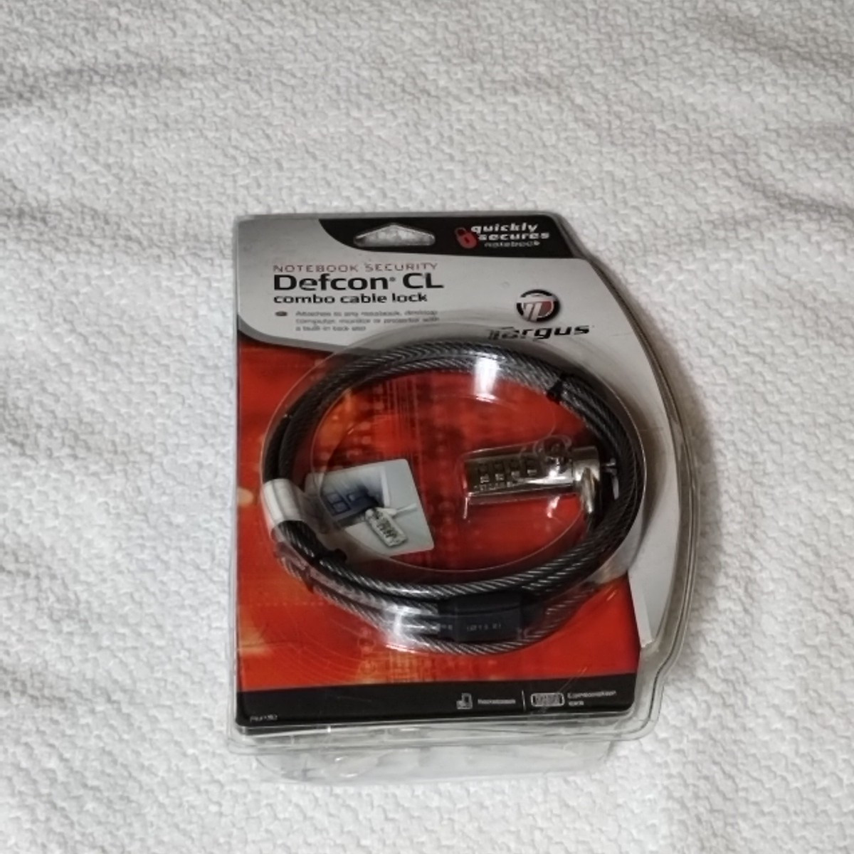 Targus Defcon CL   Cable Lock Opened