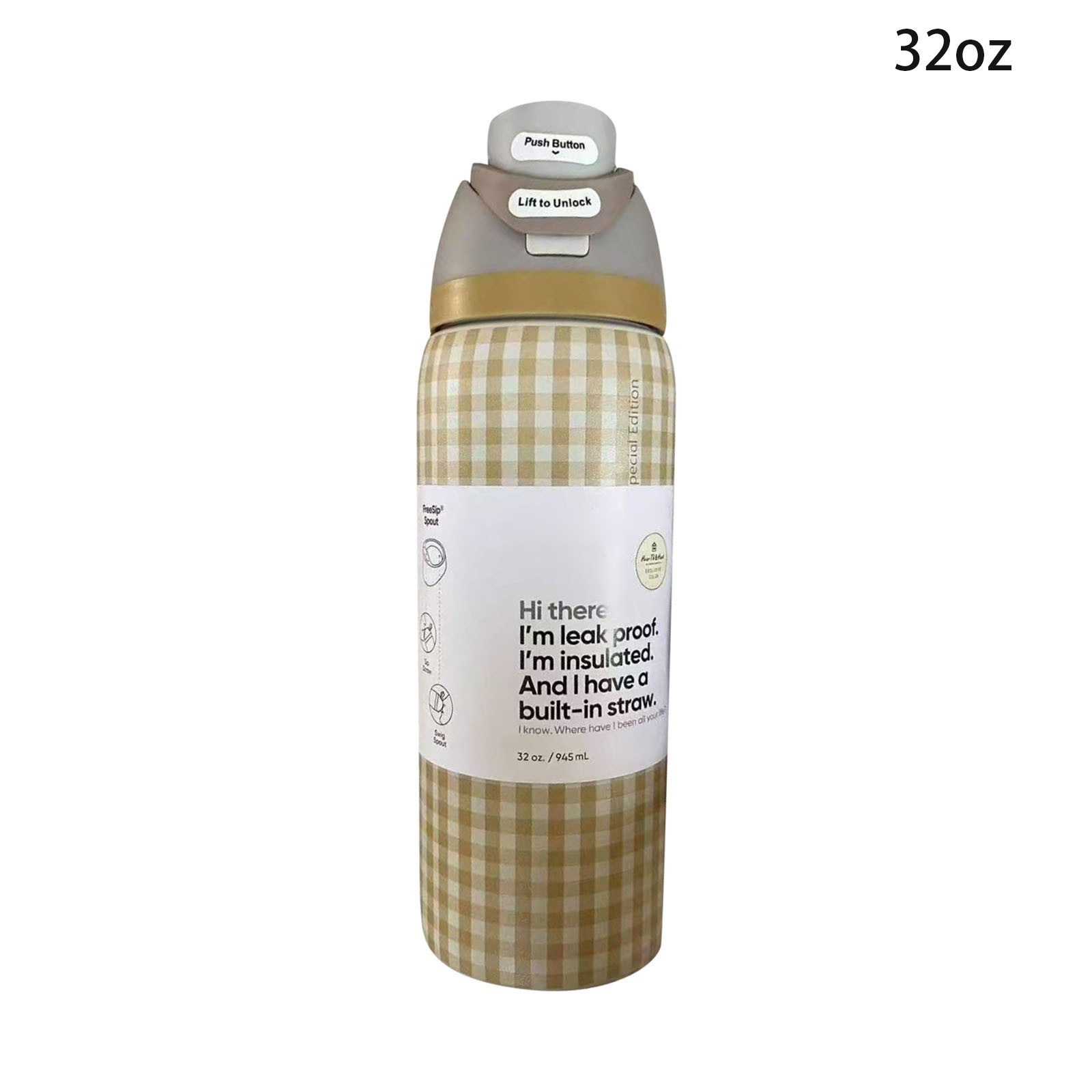 32oz FreeSip Suppertime Special Edition Hearth & Hand Magnolia Water Bottle