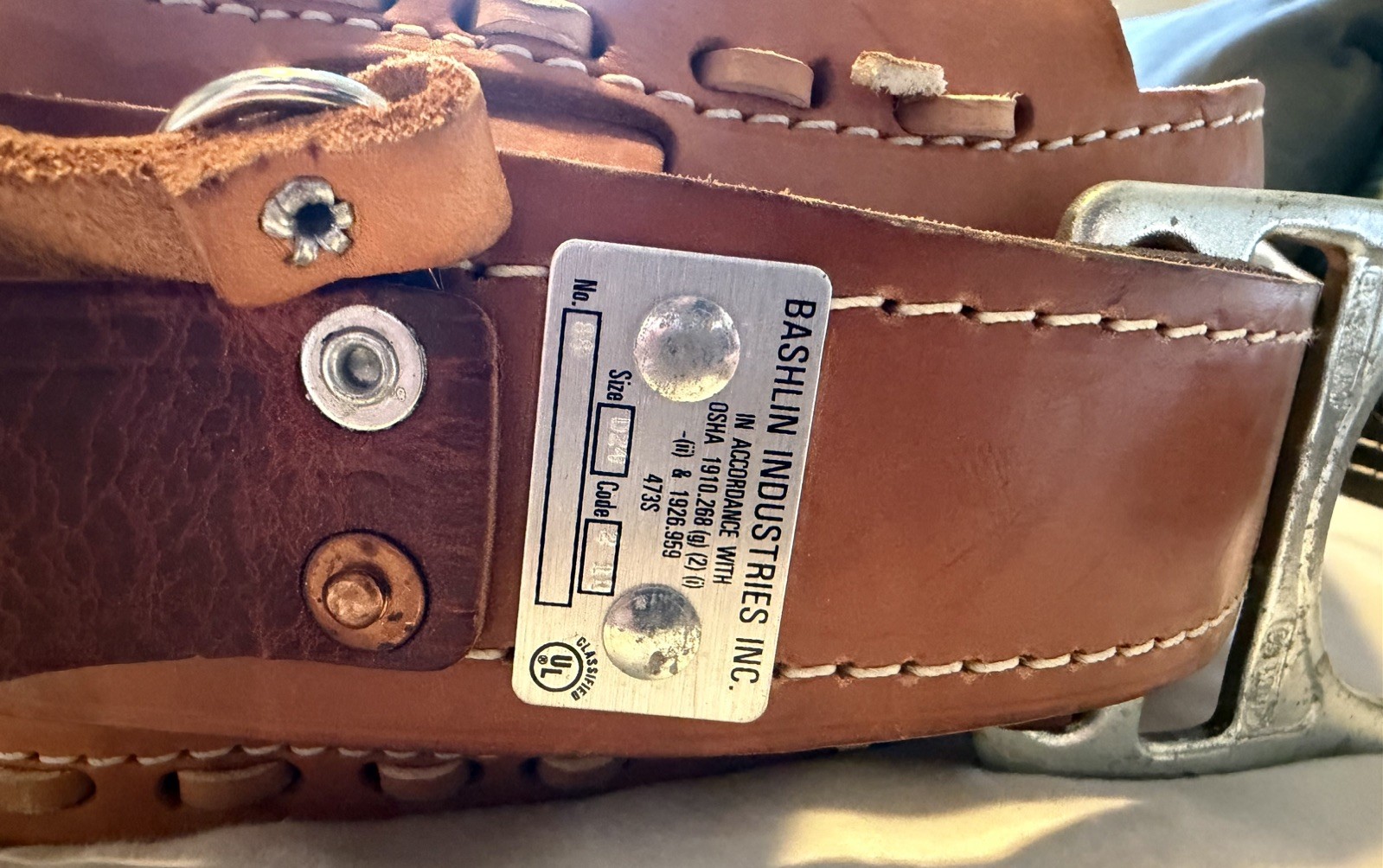 Bashlin lineman belt - 88 Series - Size D-28