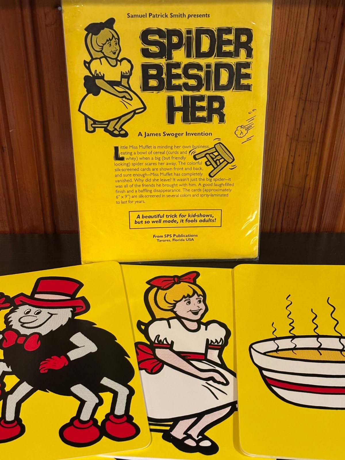SPIDER BESIDE HER by James Swoger  Stage Trick    Kids Magic    SPS Publication